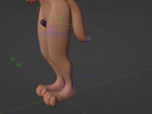 Mikael Anthro Fox 3D Model