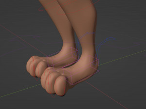 Mikael Anthro Fox Modelo 3D