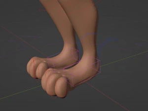 Mikael Anthro Fox 3D Model