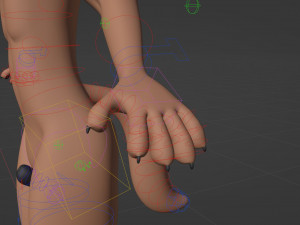 Mikael Anthro Fox Modelo 3D