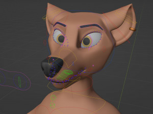 Mikael Anthro Fox Modelo 3D