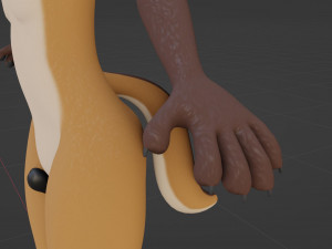 Mikael Anthro Fox Modelo 3D