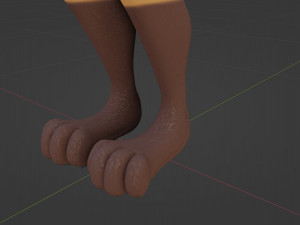 Mikael Anthro Fox Modelo 3D