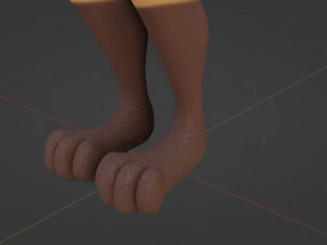Mikael Anthro Fox 3D Model