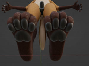 Mikael Anthro Fox Modelo 3D