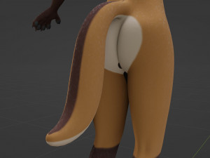 Mikael Anthro Fox Modelo 3D
