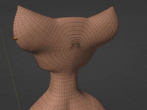 Mikael Anthro Fox 3D Model
