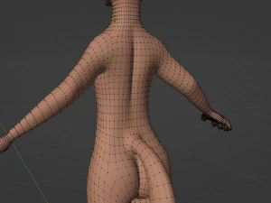 Mikael Anthro Fox 3D Model