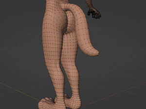 Mikael Anthro Fox 3D Model