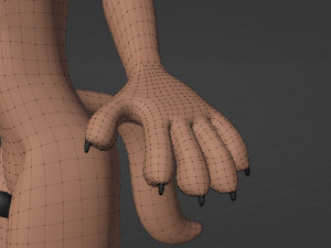 Mikael Anthro Fox Modelo 3D