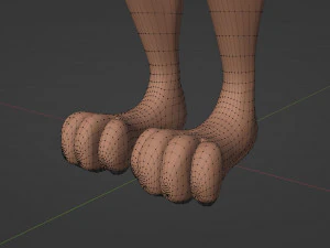 Mikael Anthro Fox 3D Model