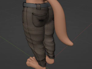 Mikael Anthro Fox 3D Model