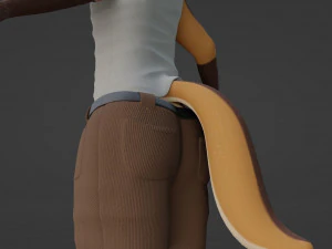 Mikael Anthro Fox 3D Model