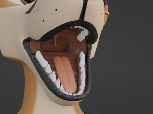 Mikael Anthro Fox Modelo 3D