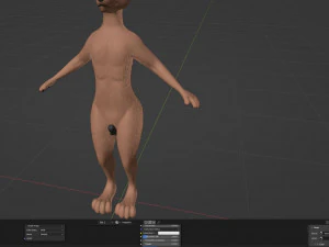 Mikael Anthro Fox 3D Model