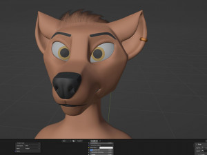 Mikael Anthro Fox Modelo 3D