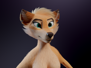 Julie Anthro Fox Model 3D