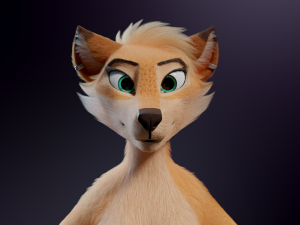 Julie Anthro Fox Model 3D