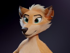 Julie Anthro Fox Model 3D