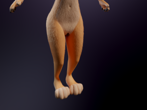 Julie Anthro Fox Model 3D