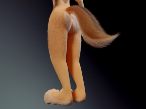 Julie Anthro Fox Model 3D