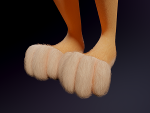 Julie Anthro Fox Model 3D