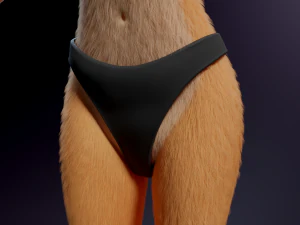 Julie Anthro Fox 3D Model