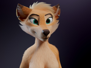 Julie Anthro Fox Model 3D