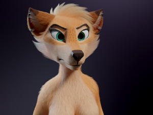Julie Anthro Fox Model 3D