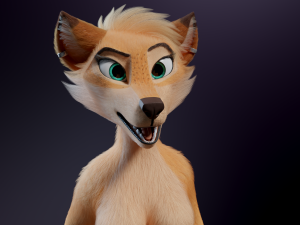 Julie Anthro Fox Model 3D