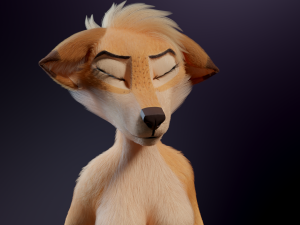 Julie Anthro Fox Model 3D