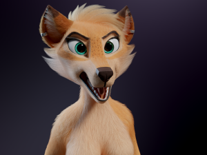 Julie Anthro Fox Model 3D