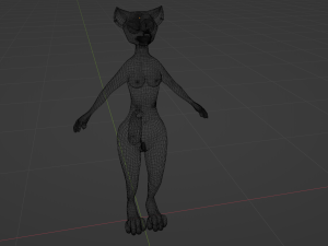 Julie Anthro Fox Model 3D