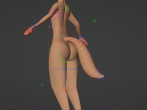 Julie Anthro Fox Model 3D