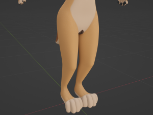 Julie Anthro Fox Model 3D