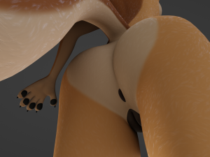 Julie Anthro Fox Model 3D