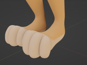 Julie Anthro Fox Model 3D