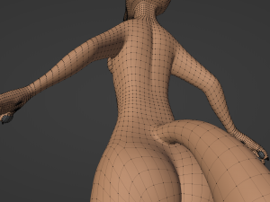 Julie Anthro Fox Model 3D