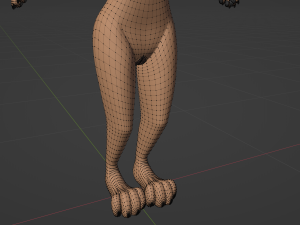 Julie Anthro Fox Model 3D