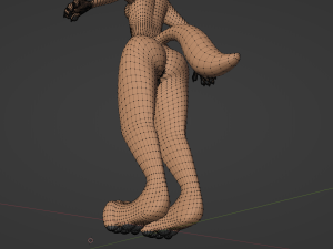 Julie Anthro Fox Model 3D