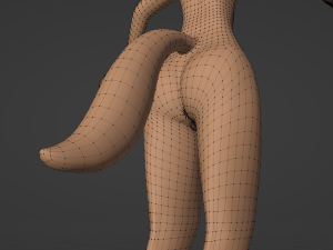 Julie Anthro Fox Model 3D