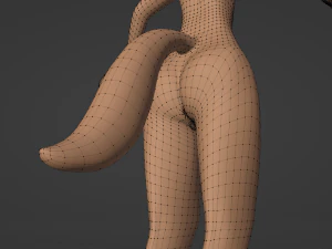 Julie Anthro Fox 3D Model