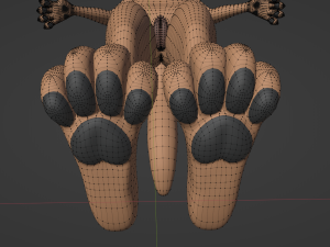 Julie Anthro Fox Model 3D