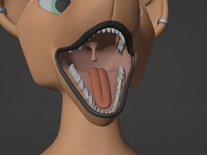 Julie Anthro Fox Model 3D