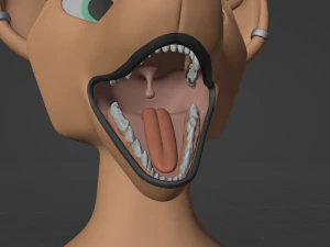 Julie Anthro Fox 3D Model