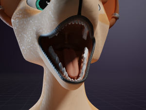 Julie Anthro Fox Model 3D
