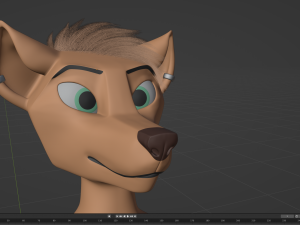 Julie Anthro Fox Model 3D