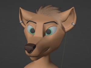 Julie Anthro Fox Model 3D