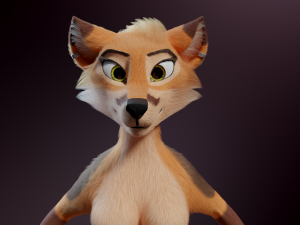 Agnes Anthro Fox 3D मॉडल
