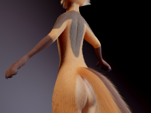 Agnes Anthro Fox 3D मॉडल
